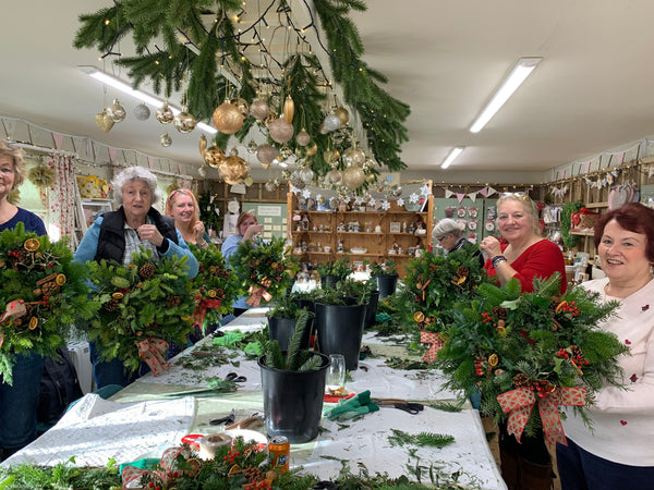 Wreath making class at the Axe & Cleaver ( Nth Somercotes) Nov 30th  7-9