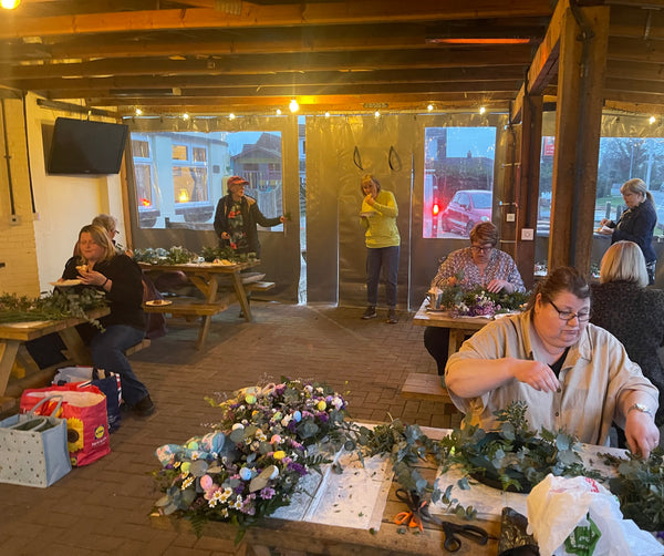 Spring Wreath Making 30th March 2026 2-4pm Axe and Cleaver Nth Somercotes