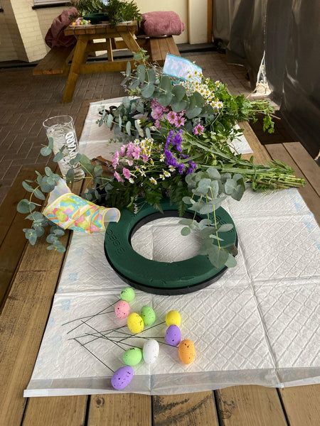 Spring Wreath Making 30th March 2026 2-4pm Axe and Cleaver Nth Somercotes