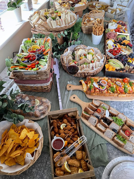 Finger food buffet £12 per head minimum of 20 people