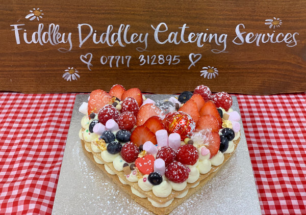 Valentines Day Heart Cheesecake stack cake