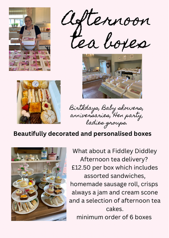 Afternoon tea boxes
